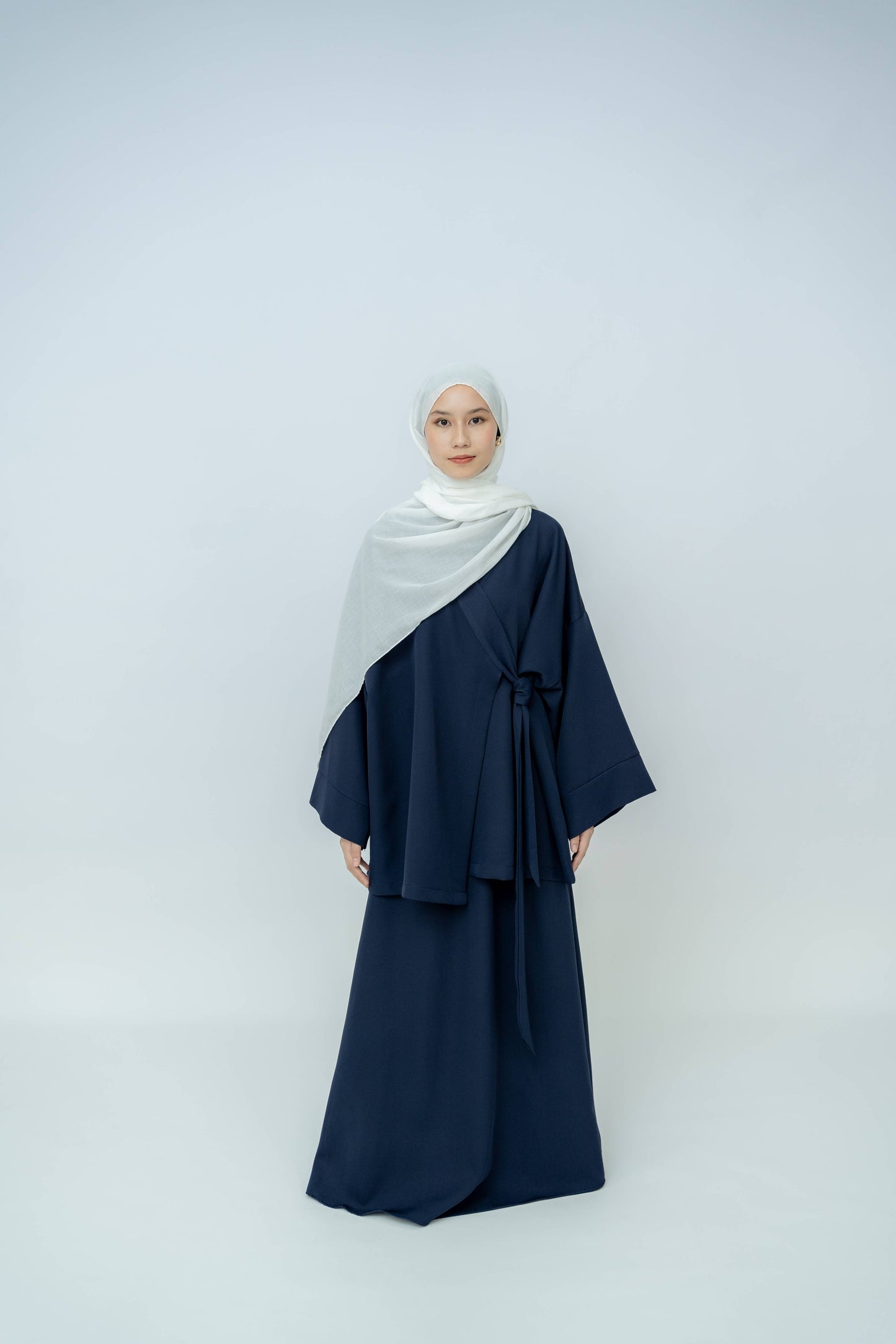Kurung Hanbok V3 - Navy Blue