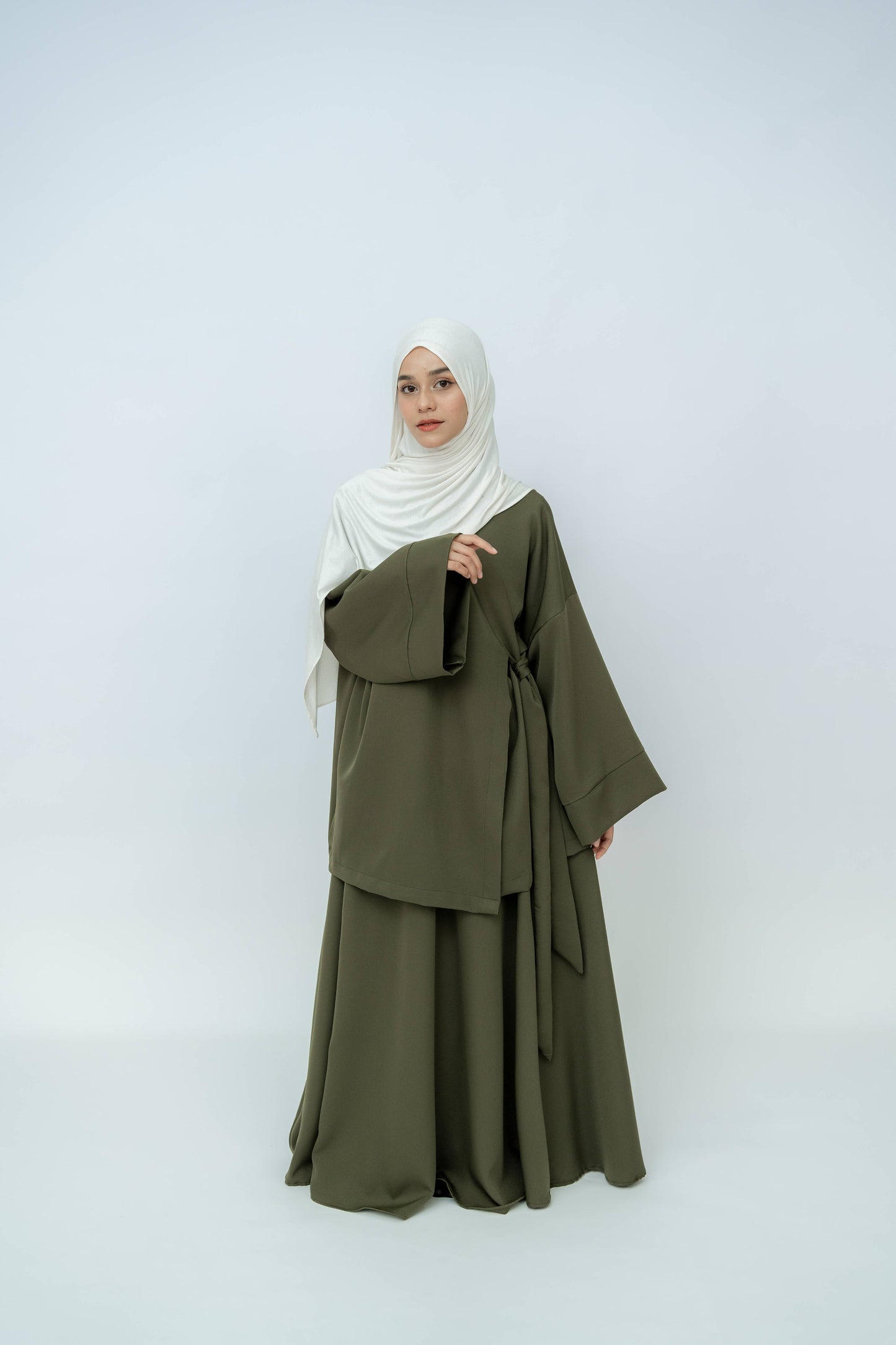Kurung Hanbok V3 - Olive