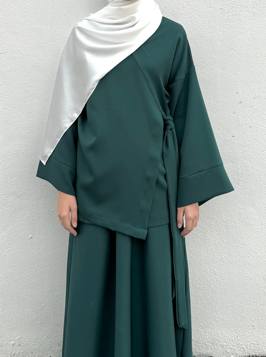 Kurung Hanbok V3 - Emerald Green